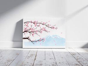 "The Fuji Awakening" | Premium Sakura Zen Edition | Digital Wall Art