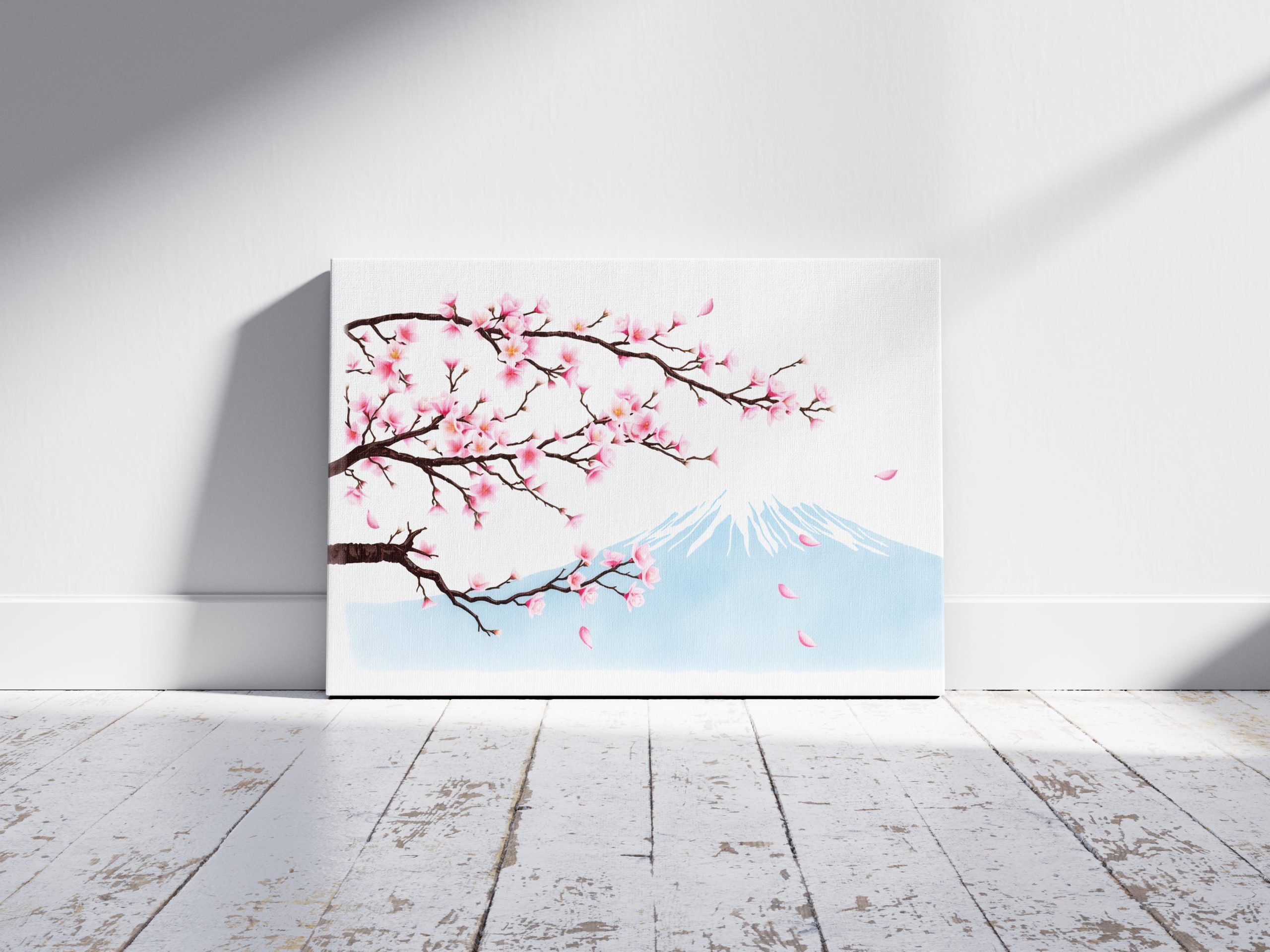 "The Fuji Awakening" | Premium Sakura Zen Edition | Digital Wall Art